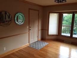 Chair rail molding in a dining space should be installed horizontally around the perimeter of the room. Updating The Chair Rail To Be More Modern Frankteriors101
