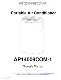 Thankfully there are some really cool standing air conditoner options. Edgestar Ap14009com 1 Owner S Manual Pdf Download Manualslib