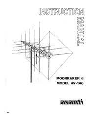 Get the best deals on moonraker antenna when you shop the largest online selection at ebay.com. Moonraker 6 Cb Antenna User Manual Nut Hardware Screw