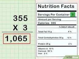 Step 4 locate the number of servings if analyzing a packaged food. 3 Ways To Calculate Food Calories Wikihow