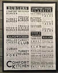 Check spelling or type a new query. Wall Menu Picture Of Comfort Kitchen Saratoga Springs Tripadvisor