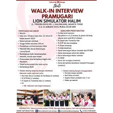 Maybe you would like to learn more about one of these? Walk In Interview Pramugari Lion Air Serangid