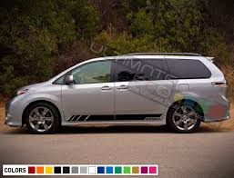 Find out what's new in our 2014 toyota trucks, suvs and vans buyer's guide. Set Of Sport Side Stripes Decal Sticker Vinyl Compatible With Toyota Sienna Suv Hardtop All Models Hood Toyota Sienna Toyota Mini Van