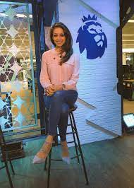 Since being hired in 2013 from espn uk, lowe has become the defining face of the premier league at the nbc sports group, part of the extensive british influence imported by the network. Mrj Mufc On Twitter Best Female Host Meseemajaswal Sports Epl Plkickoff