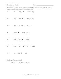 Balancing chemical equations worksheet 1 with answers. Class Vii Hw Link Balancing Equation Balance Act