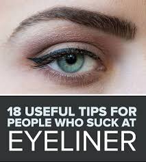 Perfecting the look of a winged liner can take time, but the more you practice the easier it will become. 18 Useful Tips For People Who Suck At Eyeliner