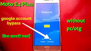 Firstly, power off the motorola moto e4 plus. Moto E4 Plus 7 1 1 Frp Reset All Motorola Gmail Bypass New Trick 2018 For Gsm