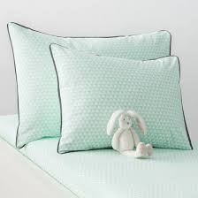 Taie D Oreiller Bebe Coton Scandinave Vert D Eau Blanc La Redoute Interieurs La Redoute Taie D Oreiller Taie Housse De Couette Bebe