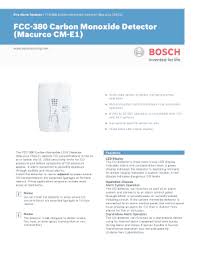 These user instructions are to be provided to the homeowner/end user upon product installation. Fillable Online Fire Alarm Systems Fcc380 Carbon Monoxide Detector Macurco Cme1 Fax Email Print Pdffiller