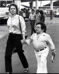 Nelson Ned con su esposa María Aparecida, 1982.