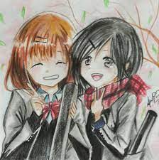 مرحبا هنا سأشارك بمسابقة رسم جديدة ارجو ان تدعموني عشوائي عشوائي amreading books wattpad art anime