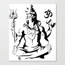 Shiva Drawing Parvati Sketch Canvas Print By Ergyselly Medium Shiva Tattoo Shiva Tattoo Design Lord Shiva Painting