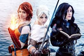 Sidenote, there is something to be said for this scene as well as the one at the water fountain. Witcher 3 Triss Ciri And Yennefer By Cide Cosplay On Deviantart