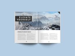 Psd Magazine Mock Up Free On Behance Magazine Mockup Mockup Template Magazine Layout