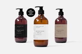 Body Product Template Shower Gel Template Product Packaging Templett Shower Gel Packaging Shower Gel Shampoo Bottles Design