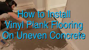 Check spelling or type a new query. Vinyl Plank Flooring On Uneven Concrete Youtube