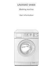 Aeg Electrolux Lav54400 User Manual Manualzz