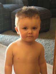 Flat Jesus is getting styled by Linda's grandchildren, Charlie & Kinsley