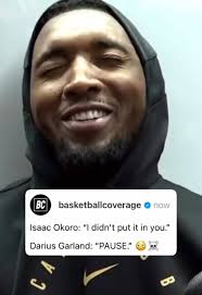 Darius Garland Singing Donovan Mitchell Interview Full Clip