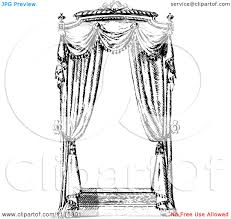 Black And White Window Curtains Clipart Vintage Curtains Clipart Vintage Black And White Window With Curtains 1 Royalty Free Clip Art Vintage White Windows Free Vector Illustration