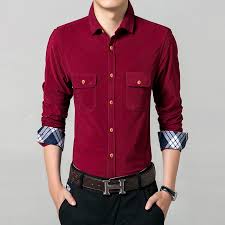 Une large sélection de chemises formelles ou décontractées pour homme avec de nombreuses couleurs à petits prix. Classique De Style Hommes Chemises En Velours Cotele Chemise Hommes A Manches Longues Double Poches Camisa Homme 2016 Automne Hiver Robe Mince Male Chemises Aliexpress