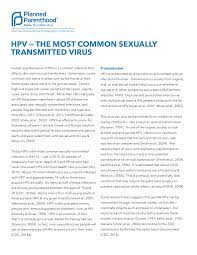 Https Www Plannedparenthood Org Files 4314 3518 7122 Pp Hpv Factsheet Pdf