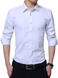 Xtapan Men S Long Sleeve Casual Slim Fit Cotton Button Down Dress Shirt Dark Blue Asian 3xl Business Casual Shirts Business Dress Shirts Long Sleeve Shirt Men