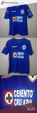 | joma cruz azul home 2020/2021 mens jersey 100% authentic jersey cruz azul local. Cruz Azul Hidalgo Kappa Soccer Jersey Kappa Shirt Soccer Jersey Jersey