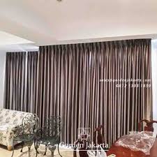 Kain gorden hordeng blackout 80% dimout polos per 10cm: Harga Kain Gorden Murah Bahan Semi Blackout Minimalis Tirai Interior