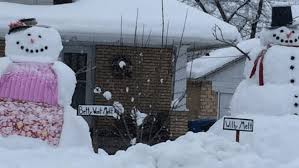 Northern Utah home with 12-foot snowmen burglarized