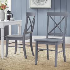 Minette gray and espresso fabric dining chair (set of 4) $238.86. Gray Kitchen Dining Chairs You Ll Love In 2021 Wayfair