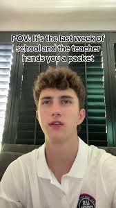 The Teacher Hands You A Packet