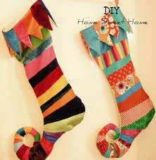 Diy Home Sweet Home Christmas Stockings Diy Creative Christmas Projects Elf Stocking