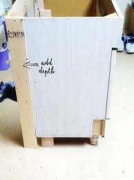 You can hire a carpenter to make a bathroom cabinet for you, or you can build one yourself. How To Make A Vanity Taller And Deeper Craftivity Designs