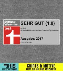 Kleine abstriche im prüfpunkt schieben, sonst aber top: Abispruch Stiftung Warentest Viele Motiv Ideen Auf Schuldruckerei Com