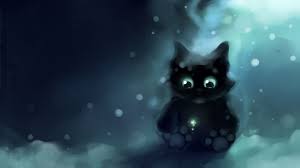 Apofiss Animals Images Black Kitty 2 Hd Wallpaper And Background Photos Cute Anime Cat Cheshire Cat Wallpaper Cat Wallpaper