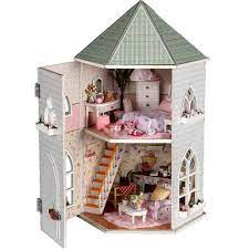 Dann schaut mal hier in unserem blog vorbei. Toymytoy Holz Puppenhaus Zum Selber Bauen Der Diy Bausatz Bietet Alle Zubehorteile Die Man Zum Bauen Dieses Traumh Diy Puppenhaus Puppenhaus Plane Puppenhaus