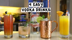 four easy vodka drinks you
