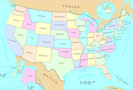 nice map of the u s states holidaymapq united states map