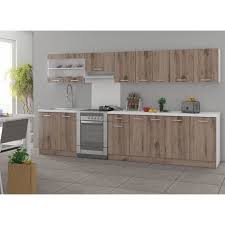 Ultra Cuisine Complete Avec Plan De Travail L 3m20 Decor Chene Fonce Mat Achat Vente Cuisine Complete Ultra Cuisine Complete L 3m20 Soldes Sur Cdiscount Des Le 20 Janvier Cdiscount
