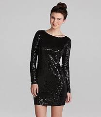 Kensie Longsleeve Sequin Dress Dillards Dresses Black Sequin Dress Long Sleeve Sequin