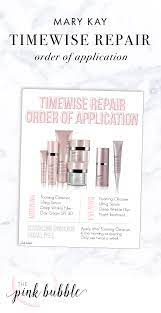 Mary Kay Timewise Repair Order Of Application Find It Only At Www Thepinkbubble Co Mary Kay Timewise Repair Mary Kay Timewise Mary Kay