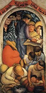 Night Of The Poor Diego Rivera Wikiart Org Diego Rivera Frida And Diego Mexican Art