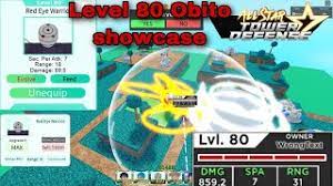 All star tower defense discord server official trello discord server : Lvl 80 Obito Showcase All Star Tower Defense Youtube