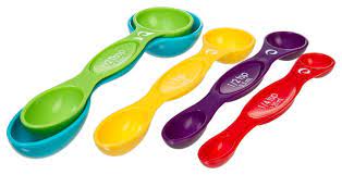Shop progressive at the amazon cookware store. Progressive Prepworks Snap Fit Multi Colored Measuring Spoon Set Contemporary Measuring Spoons By Bigkitchen Houzz