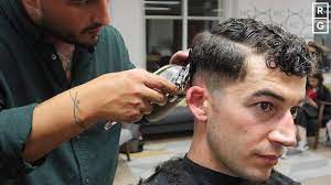 Man bun for curly hair. Great Short Fade Hairstyle For Men With Curly Hair Youtube