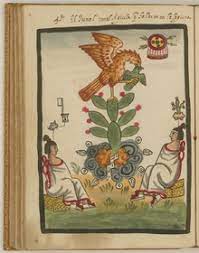 The aztecs migrated following an ancient legend that prophesied that they would find the site for their new city in. Coat Of Arms Of Mexico Wikiwand