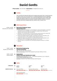 As a mechanical engineer, you should be a master in certain skills. Mechanical Engineering Intern Resume Example Kickresume
