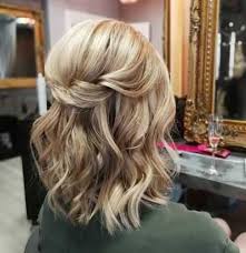 Cute And Chic 15 Half Up Half Down Bob Bob Haircut And Hairstyle Ideas Short Wedding Hair Half Up Hair Half Up Half Down Short Hair
