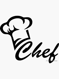Chef Head Chef Chef Cook Cook Hat Cooking Kitchen Hotel Restaurant Sticker By Anne Mathiasz In 2021 Chefs Hat Chef Logo Silhouette Drawing
